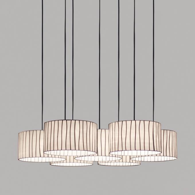 Lamp a-emotional light - Curvas Chandelier Medium Подвесные  - 1