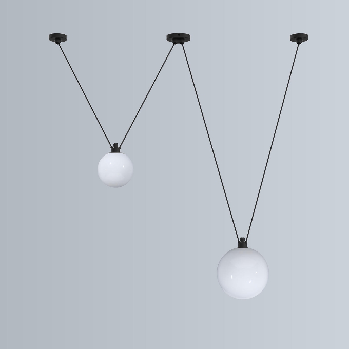 Lamp DCW Editions - Les Acrobates No 324 Pendant  - 1