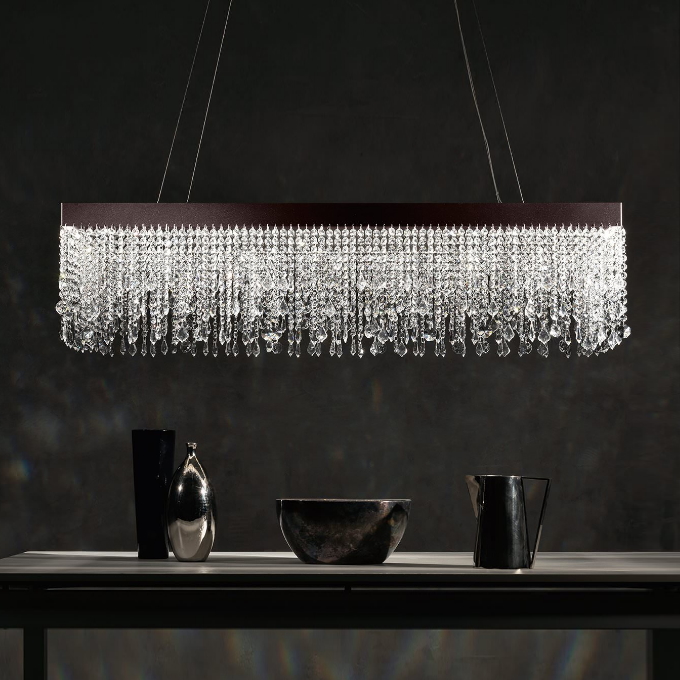 Lamp Light4 - Eclisse Rectangular Pendant  - 1