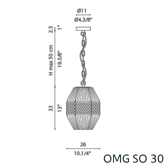 Šviestuvas Light4 – OMG 2020 Pakabinamas šviestuvas  - 6