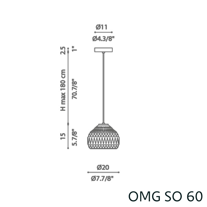 Šviestuvas Light4 – OMG 2020 Pakabinamas šviestuvas  - 9