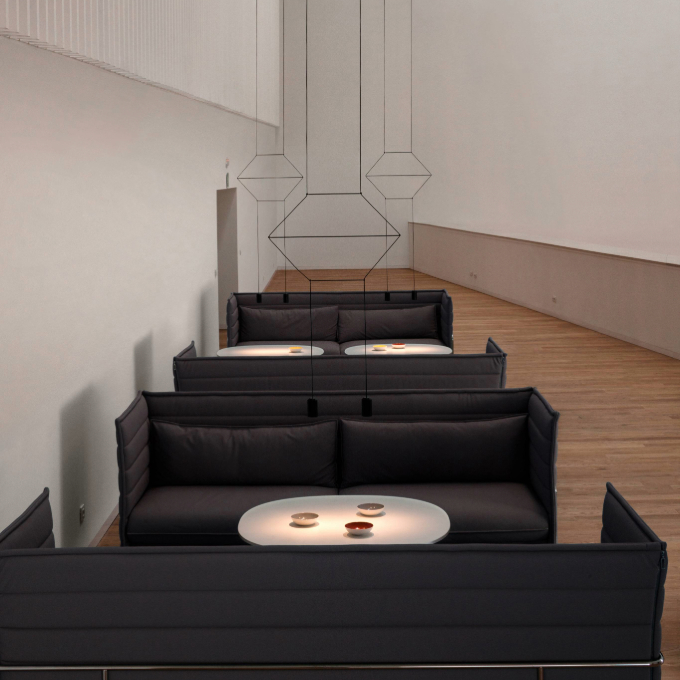 Lamp Vibia - Wireflow lineal 0320 Pendant  - 2