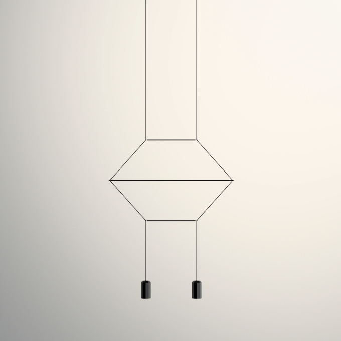 Lamp Vibia - Wireflow lineal 0320 Pendant  - 1