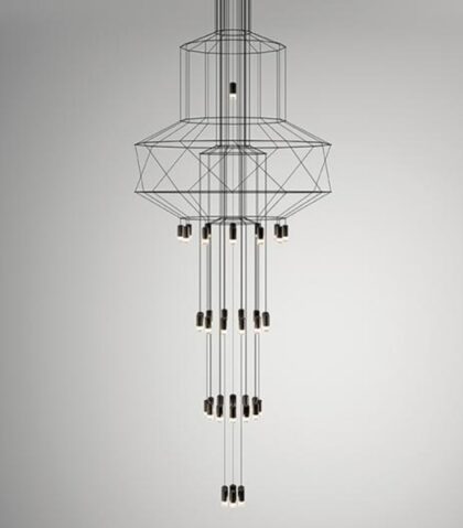 Lamp Vibia - Wireflow Chandelier 0375