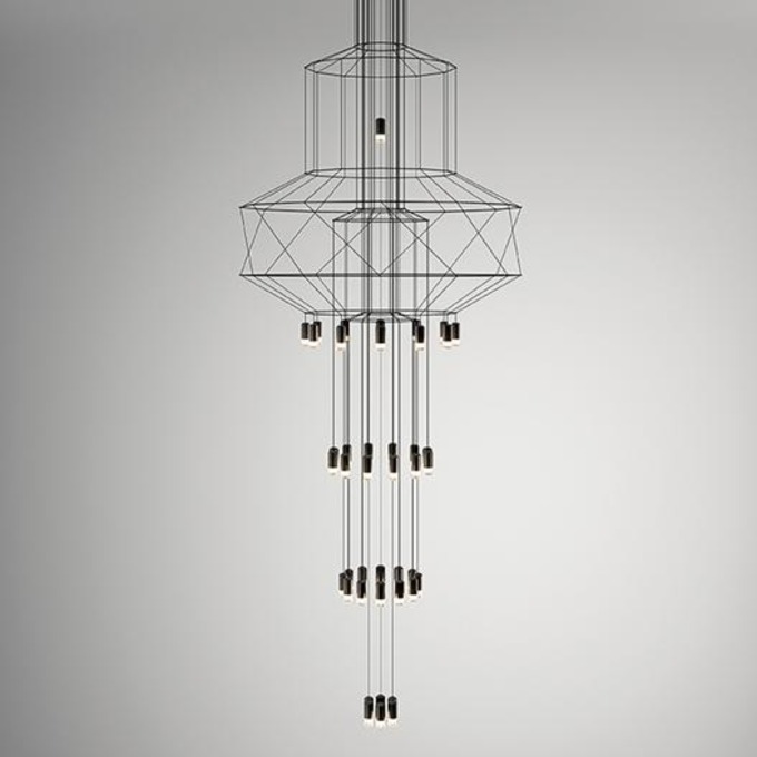 Lamp Vibia - Wireflow Chandelier 0375 Подвесные  - 1