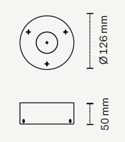 126 mm x 50 mm gold essential accessory for a composition 