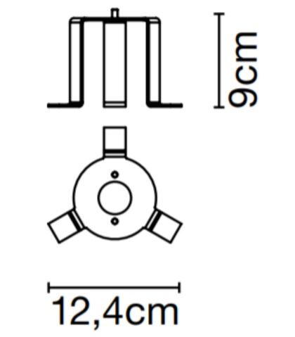 Ground fixation plate