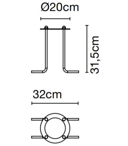 Ground fixation plate