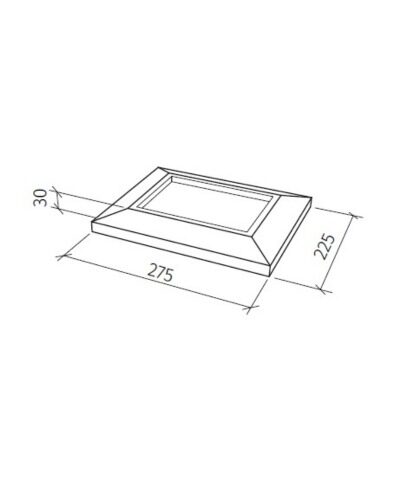 Cover base white for lamp 1103A-1103B