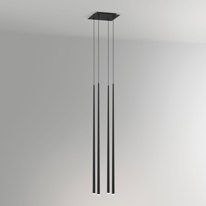 Lamp Vibia - Slim Square Pendant  - 2