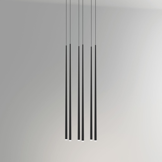 Lamp Vibia - Slim Square Pendant  - 3