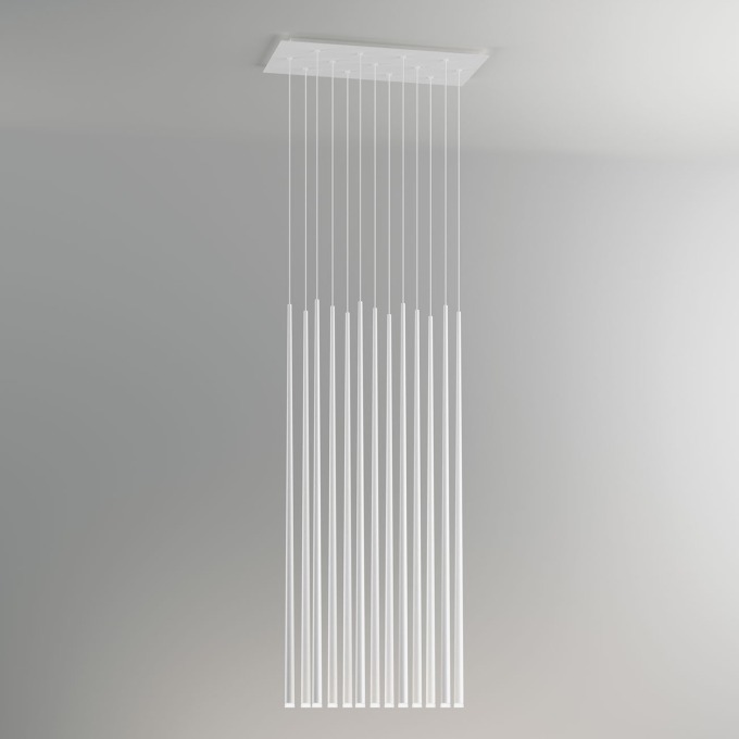 Lamp Vibia - Slim Square Pendant  - 4
