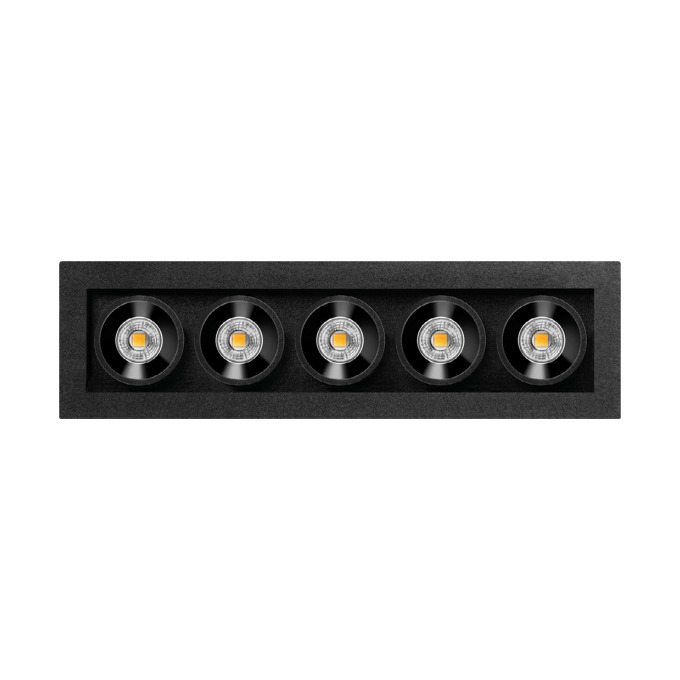 Šviestuvas Arkoslight – Black Foster Micro Recessed 5 Įleidžiamas šviestuvas  - 1