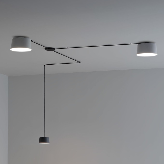 Lamp Vibia - Tube Ceiling Ceiling  - 4