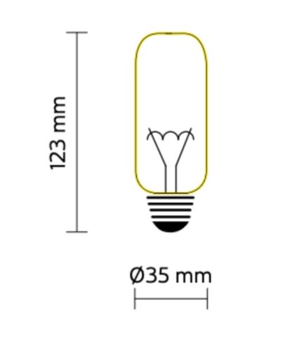 Bulb E27 25/40 W 2000K