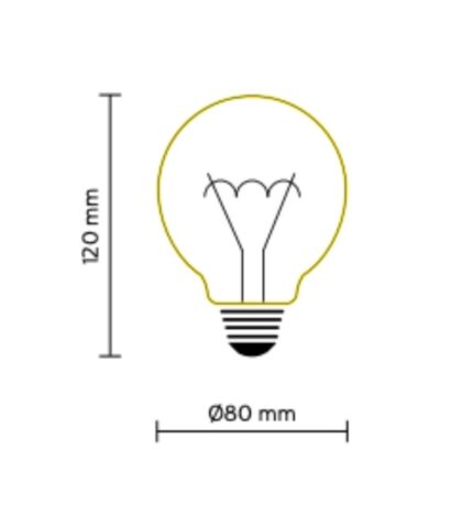 Lemputė E27 25/40 W 2000K – 700B