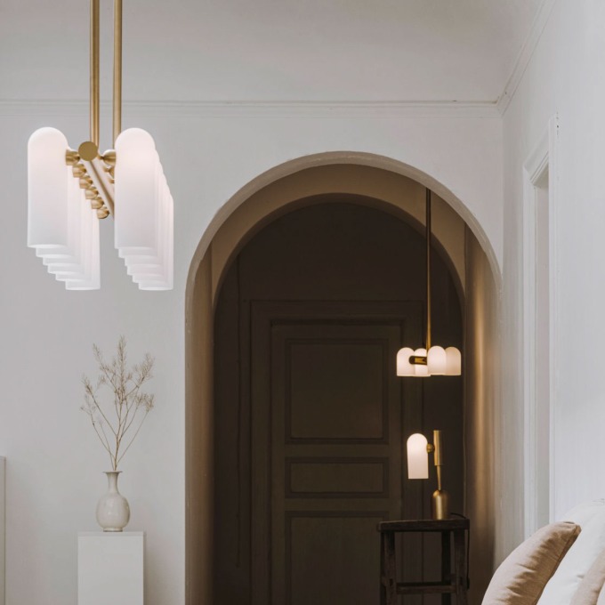 Lamp Schwung Home - Odyssey Linear Chandelier Подвесные  - 16