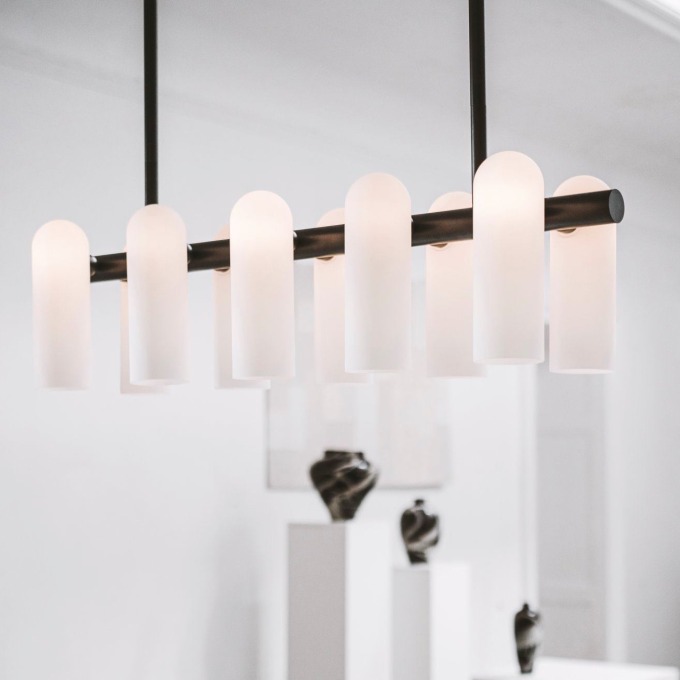 Lamp Schwung Home - Odyssey Linear Chandelier Подвесные  - 15