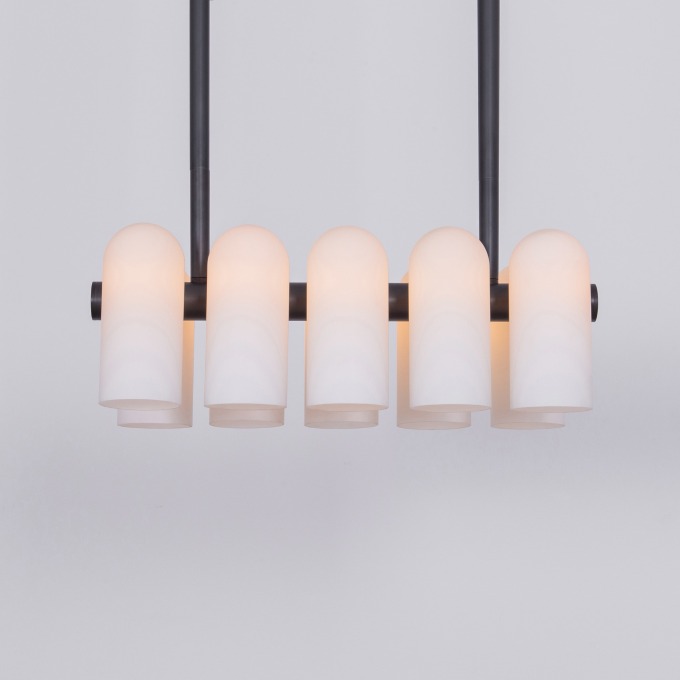 Lamp Schwung Home - Odyssey Linear Chandelier Подвесные  - 12