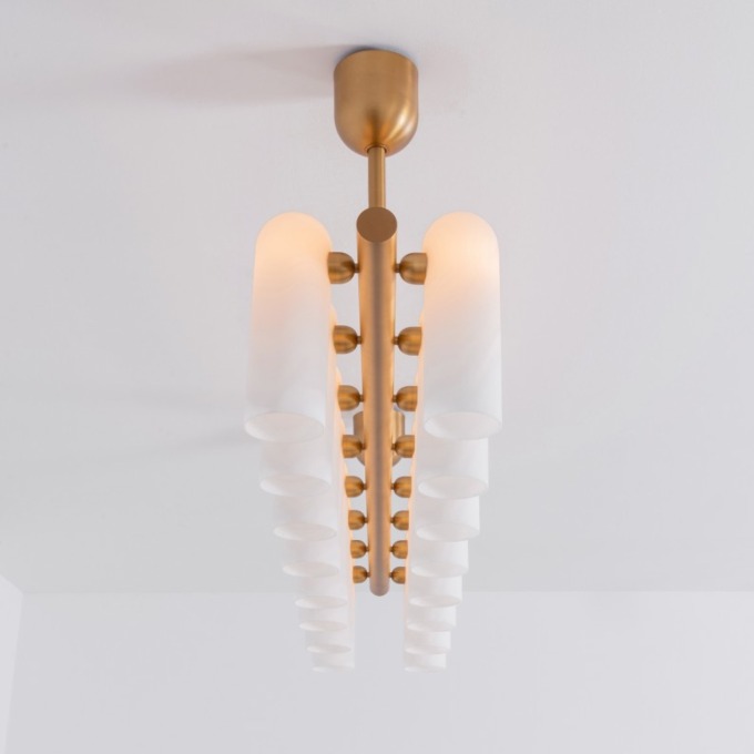 Lamp Schwung Home - Odyssey Linear Chandelier Pendant  - 6