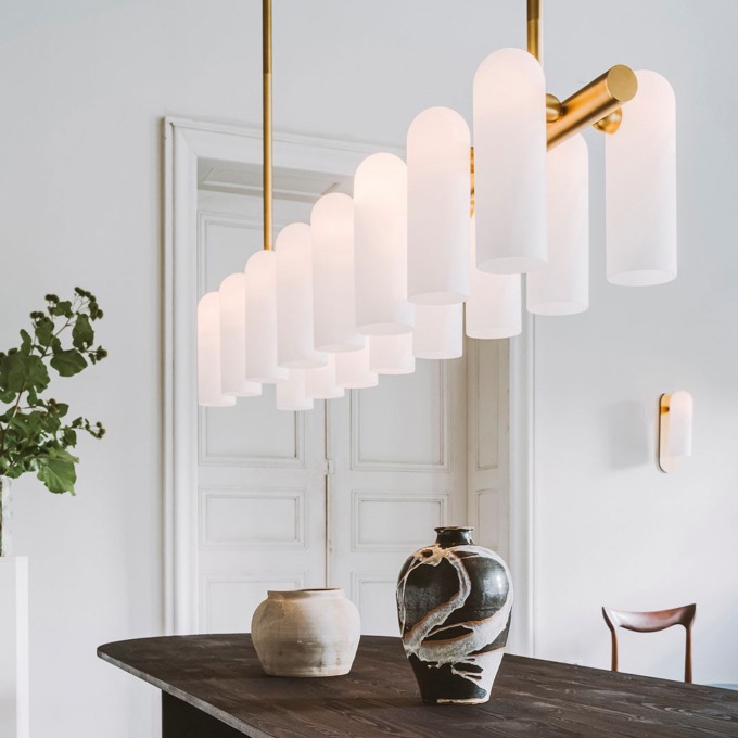 Lamp Schwung Home - Odyssey Linear Chandelier Подвесные  - 1