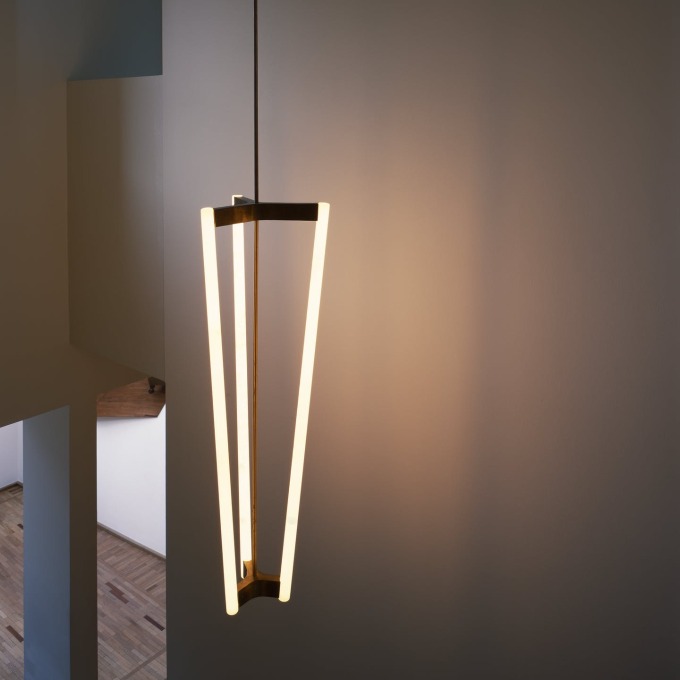 Lamp Michael Anastassiades - Tube Chandelier Pendant  - 2