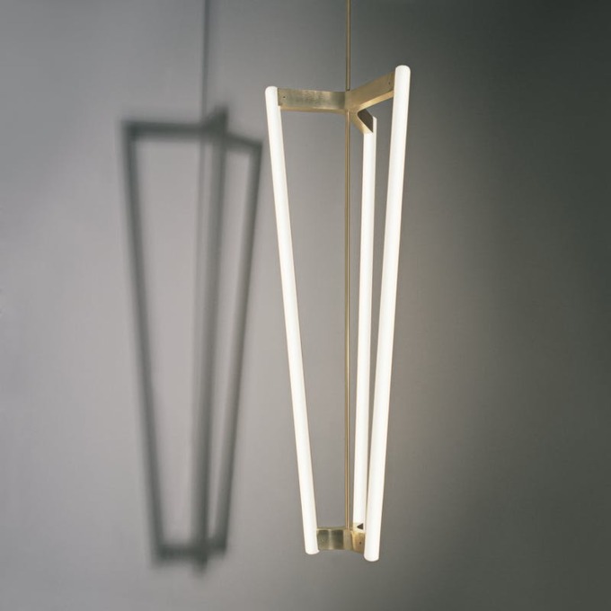 Lamp Michael Anastassiades - Tube Chandelier Подвесные  - 1