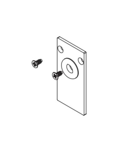Arkoslight TRACK 48V End White (with a hole for the cord) A3380007WT