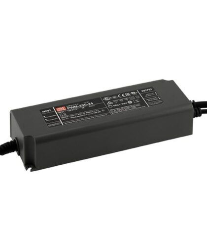 Maitinimo šaltinis 24V 200W IP67 valdomas PUSH,DALI2