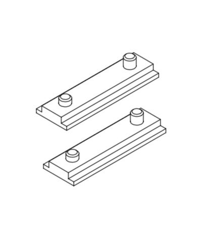 Arkoslight - TRACK 48V Straight Joiners WHITE (2pcs.) 