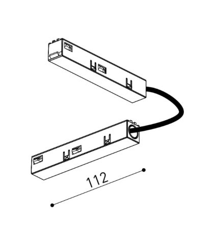 Arkoslight - TRACK 48V L-Joint Connector WHITE A3380012W