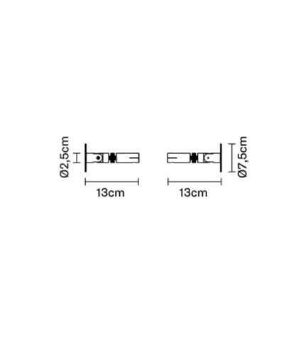 Wall mount for light Metro F49