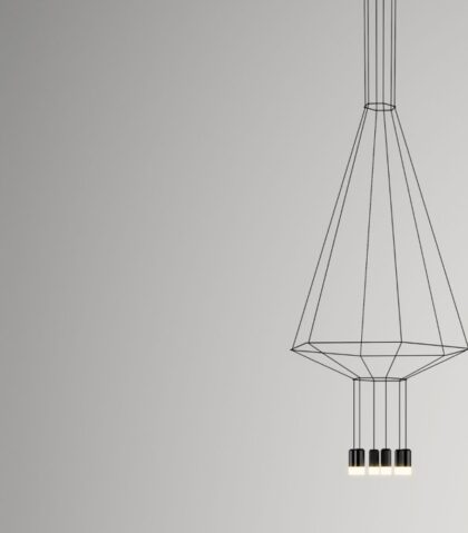 Lamp Vibia - Wireflow Hexagonal Glass