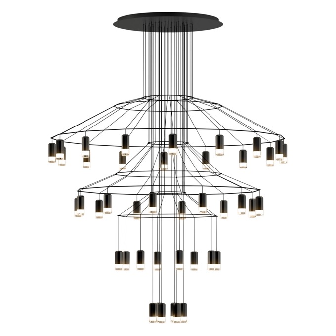 Lamp Vibia - Wireflow Chandelier 0377 Pendant  - 1
