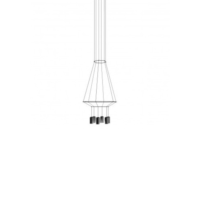 Lamp Vibia - Wireflow Hexagonal Pendant  - 1