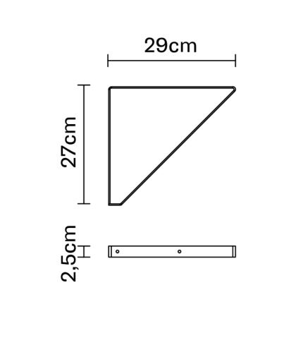 90° ceiling mount for Metro F49 luminaire