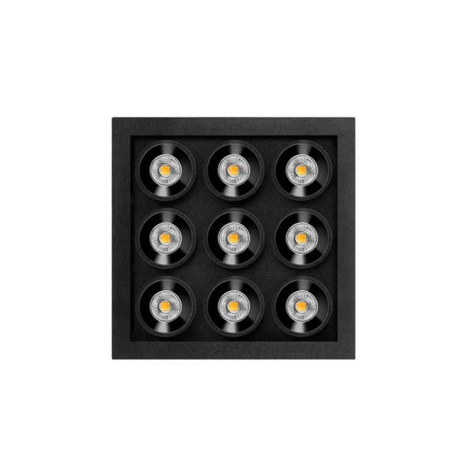 Lamp Arkoslight - Black Foster Micro Recessed 3x3 Впускаемые  - 1