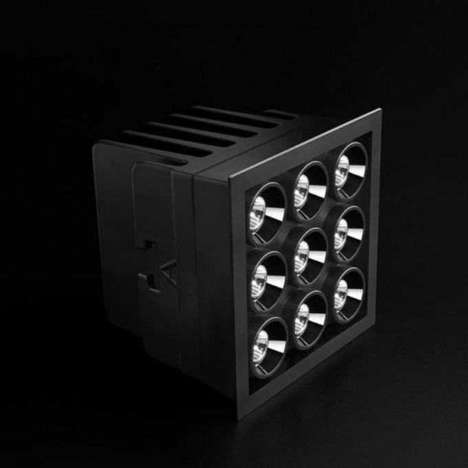 Lamp Arkoslight - Black Foster Micro Recessed 3x3 Впускаемые  - 2