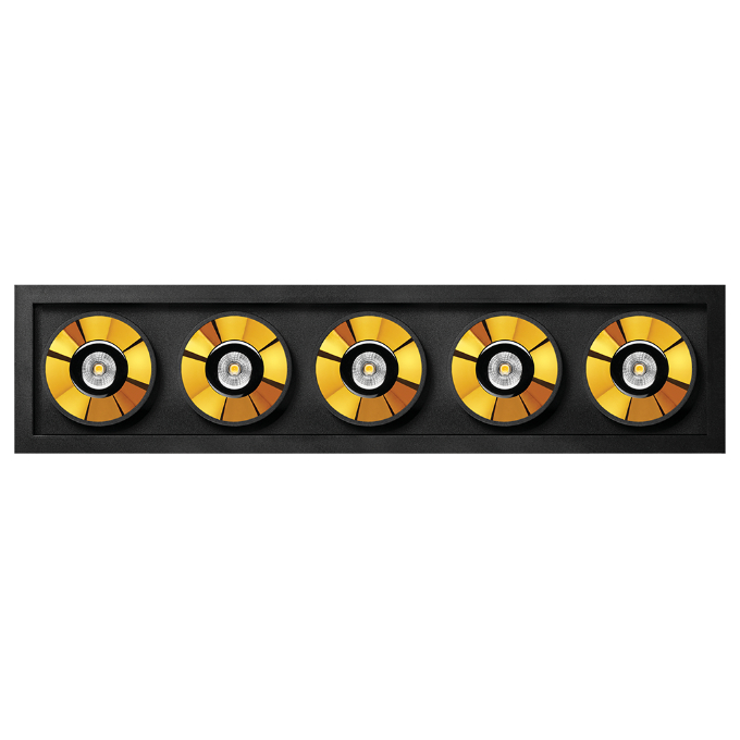 Šviestuvas Arkoslight – Black Foster Recessed 5 Įleidžiamas šviestuvas  - 4