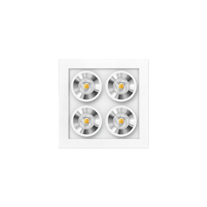 Šviestuvas Arkoslight – Black Foster Micro Recessed 2×2 Įleidžiamas šviestuvas  - 2