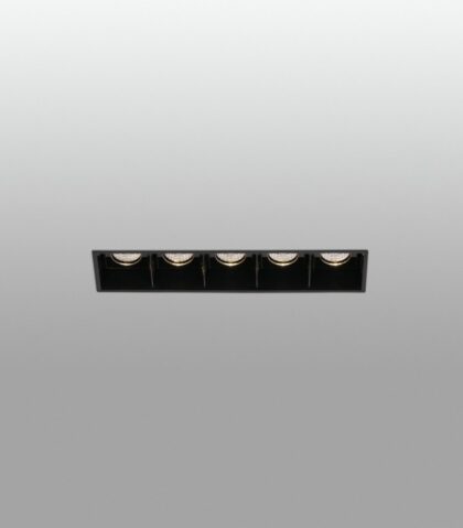 Lamp Faro - TROOP-5 Trimless Black Recessed