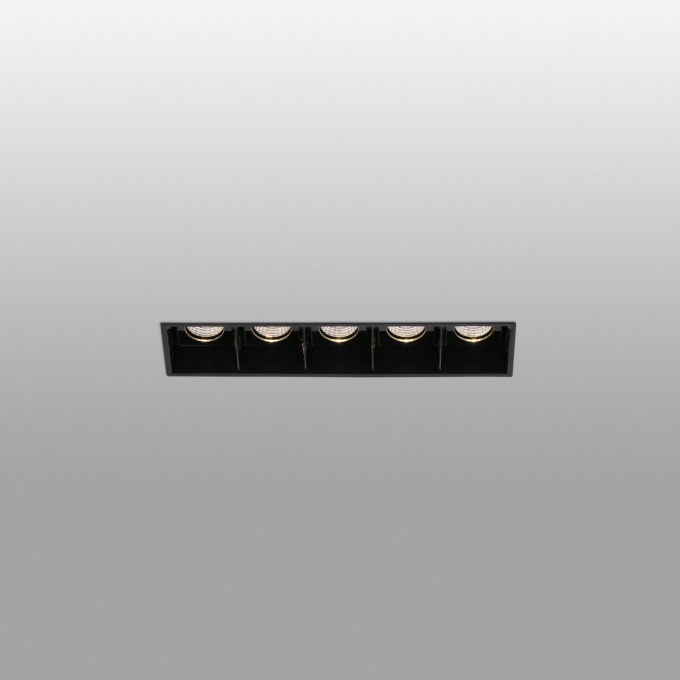 Šviestuvas Faro – TROOP-5 Trimless Black Recessed Įleidžiamas šviestuvas  - 1