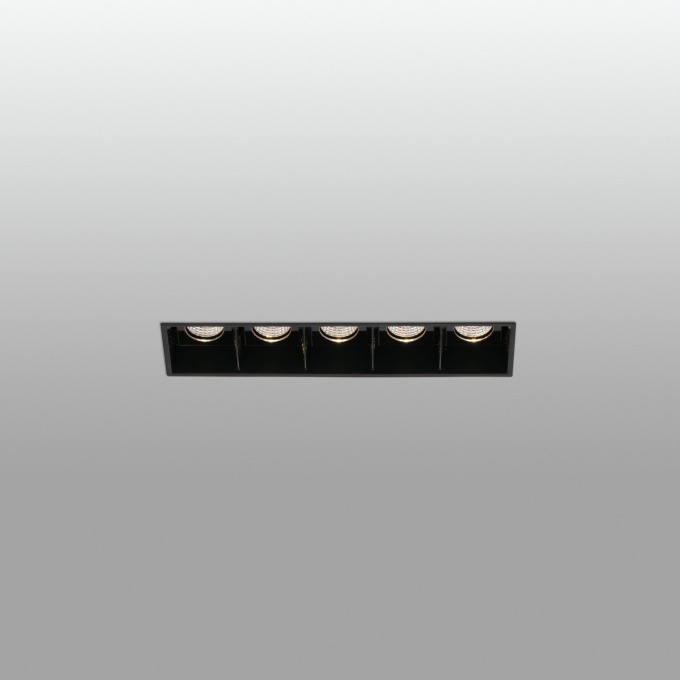 Lamp Faro - TROOP-5 Trimless Black Recessed Впускаемые  - 1