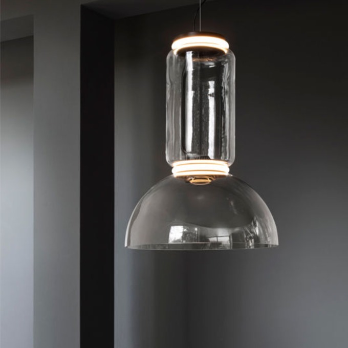 Lamp Flos Noctambule Suspension Cylinder Bowl Подвесные  - 1