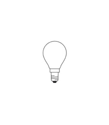 Lemputė dimeriuojama LED E14 4.8W 2700K 470lm 300° FROSTED 35x97mm