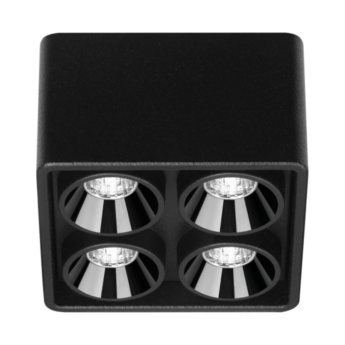 Lamp Arkoslight - Black Foster Micro Surface 2x2 Прикрепляемые к потолку  - 1