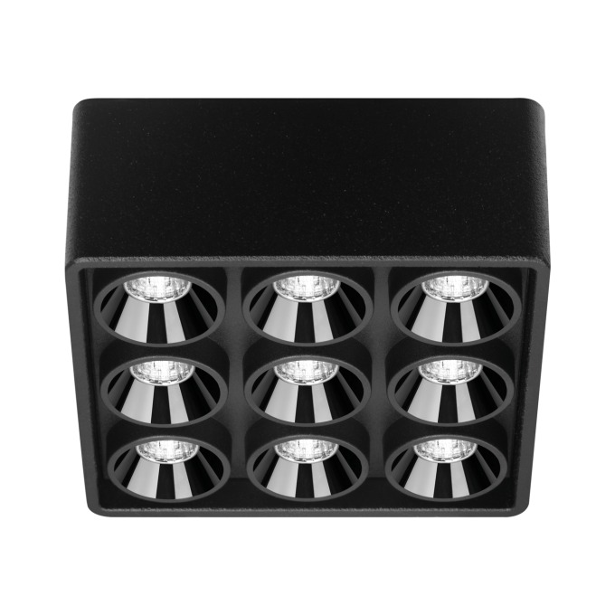 Lamp Arkoslight - Black Foster Micro Surface 3x3 Прикрепляемые к потолку  - 1