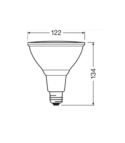 Bulb NON-DIM LED E27 PAR38 13W 2700 1035lm 30° PAK