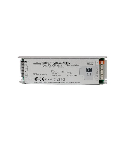 Maitinimo šaltinis 24V 200W IP20 TRIAC / DALI / PUSH / 1-10V