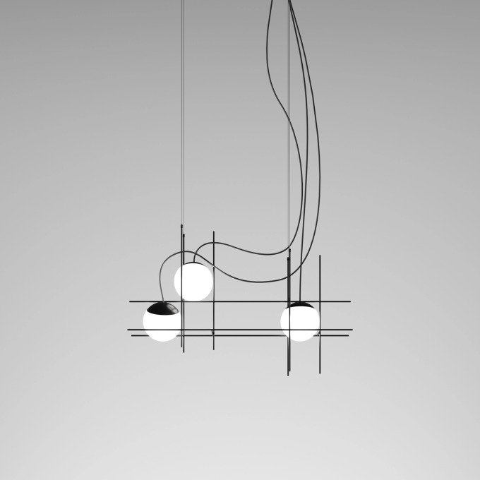 Lamp Vistosi - Plot Frame Pendant  - 1